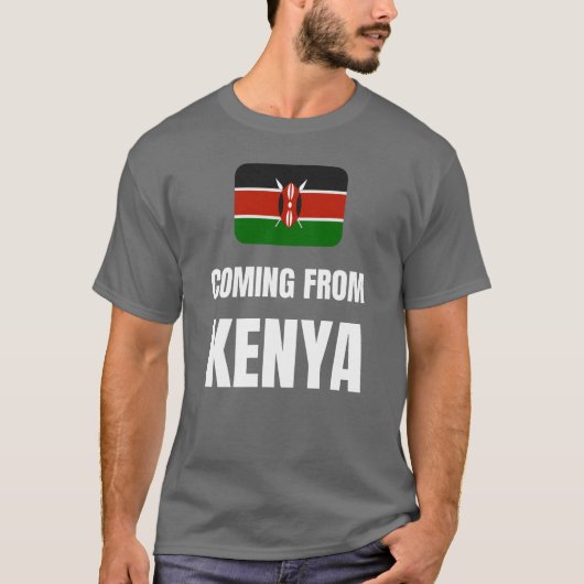 Uit Kenia T-shirt (Voorkant)