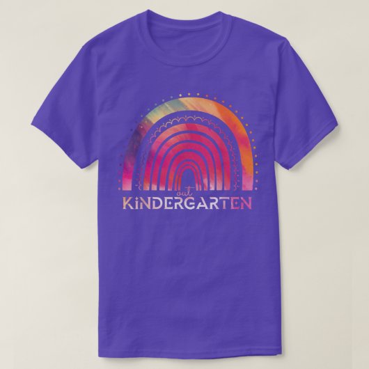 Uit Kindergarten Grade Afstuderen Funny Afstuderen T-shirt (Design voorkant)