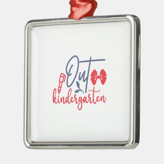 Uit Kindergarten Metalen Ornament (Links)
