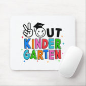 Uit kleuterschool Afstuderen Laatste dag van schoo Muismat (Met muis)