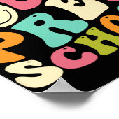 Uit kleuterschool Groovy Afstuderen Laatste dag va Poster (Hoek)