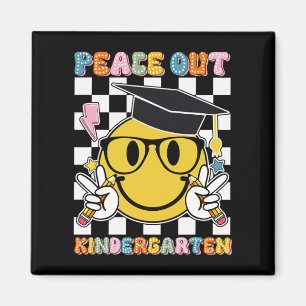 Uit kleuterschool Laatste dag van school Smile Fac Magneet