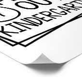 Uit kleuterschool Laatste dag van school Zomervaka Poster (Hoek)