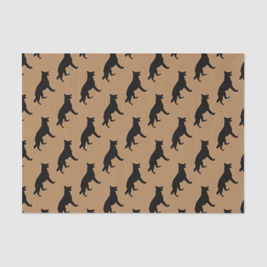 Uit liefde voor Duitse herders Tissuepapier (Voorkant)