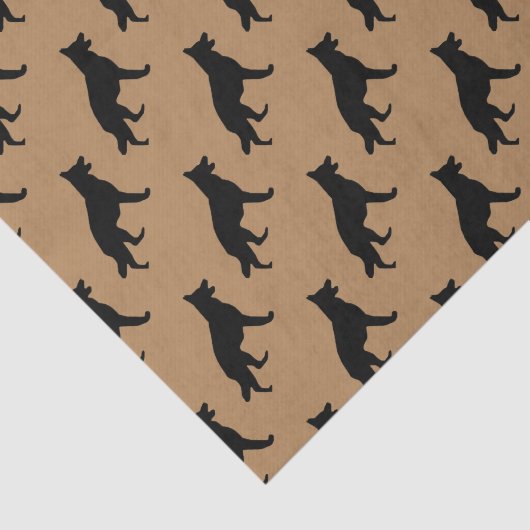 Uit liefde voor Duitse herders Tissuepapier (Detail)