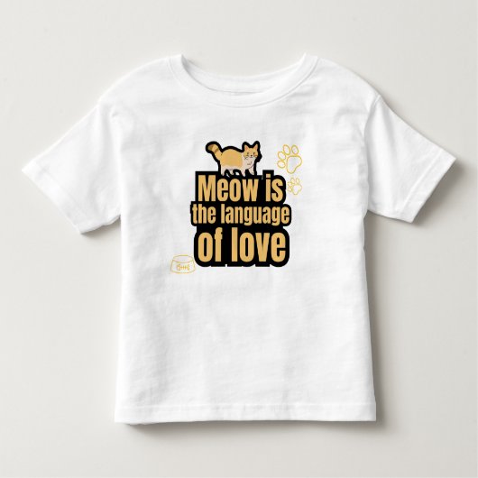 Uit liefde voor katten kinder shirts (Voorkant)