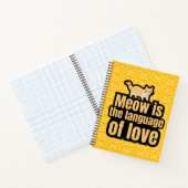 Uit liefde voor katten notitieboek (Binnen)