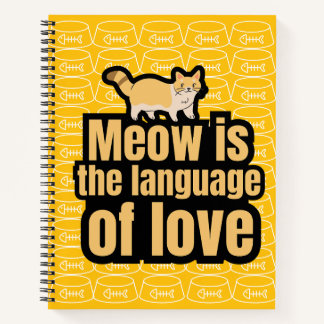 Uit liefde voor katten notitieboek