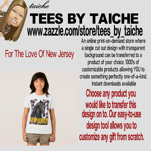 Uit liefde voor New Jersey Tri-Blend Shirt