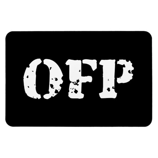 UIT MAGNEET (Horizontaal)