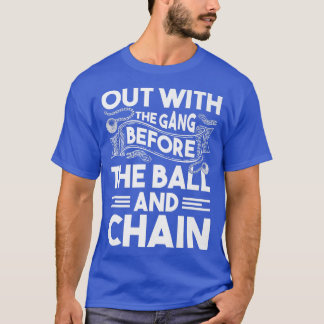 Uit Met De Bende Grappig Vrijgezellenfeest Stag Br T-shirt