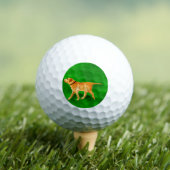 Uit met de hond wandelen golfballen (Insitu Shirt)
