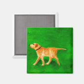 Uit met de hond wandelen magneet (Voorkant / Achterkant)