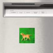 Uit met de hond wandelen magneet (Insitu (Vaatwasser))