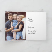  uit miami met liefde gevouwen kerst Kaart (Binnen)