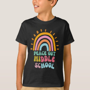Uit Middelbare School Groovy Afstuderen Laatste da T-shirt