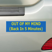 Uit mijn Bumpersticker (Op auto)