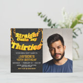 Uit mijn dertiger jaren uitnodiging (Staand voorkant)