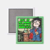 Uit mijn gedachten magneet (Voorkant / Achterkant)