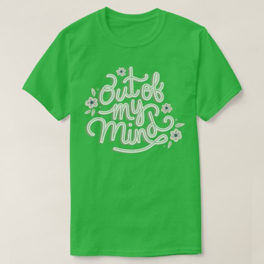 Uit mijn gedachten t-shirt (Design voorkant)