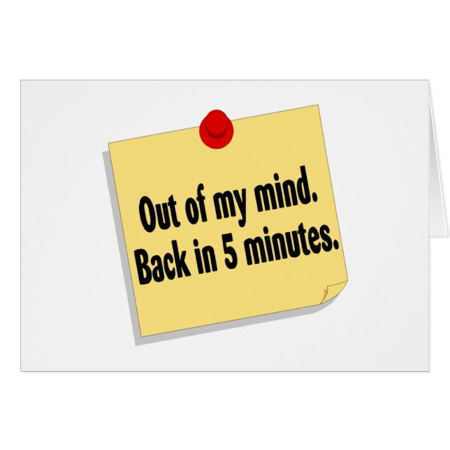 Uit mijn gedachten terug in 5 minuten (Voorkant Horizontaal)