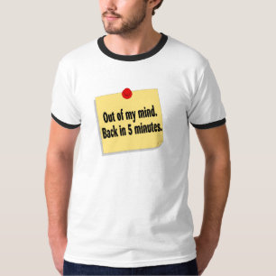 Uit mijn gedachten terug in 5 minuten t-shirt