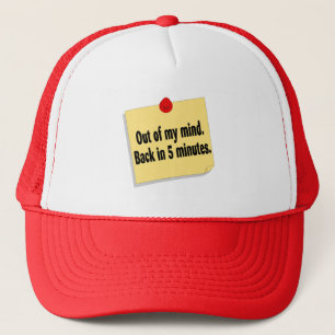 Uit mijn gedachten terug in 5 minuten trucker pet