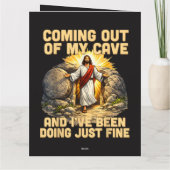 Uit mijn grot komen De opstanding van Jezus Kaart (Achterkant)