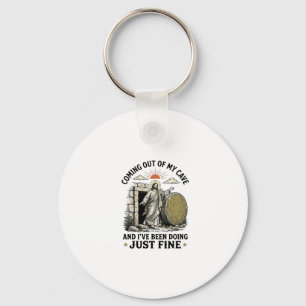 Uit mijn grot komend Christelijk Opstandingsshirt Sleutelhanger
