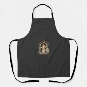 Uit mijn grot komend Funny Christelijk Vintage T-s Schort