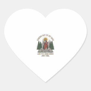 Uit mijn grot komend Verrijzenis Lied Shirt Des Hart Sticker