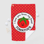 Uit mijn hoofd tomaten golfhanddoek (Insitu)