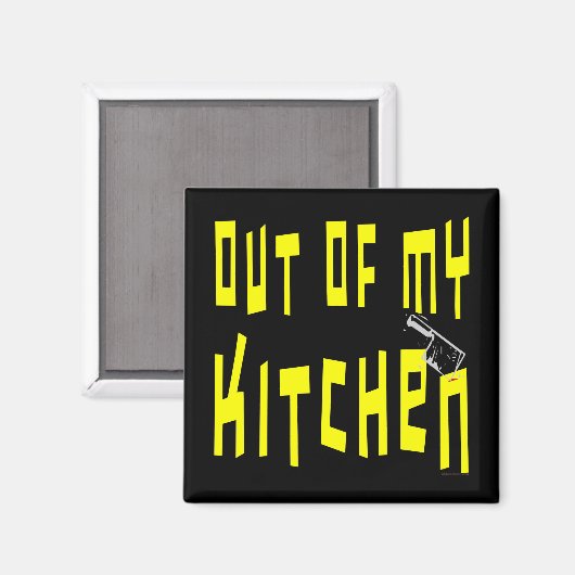 Uit mijn keuken Snappy koelkast magneet (Voorkant / Achterkant)