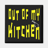 Uit mijn keuken Snappy koelkast magneet (Voorkant)