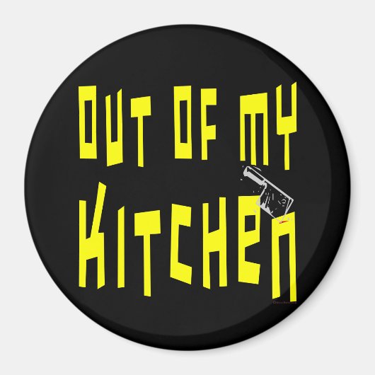 Uit mijn keuken Snappy koelkast magneet (Voorkant)