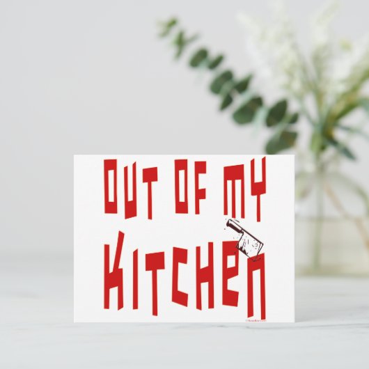 Uit mijn keukenGezegde Briefkaart (Staand voorkant)