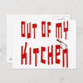 Uit mijn keukenGezegde Briefkaart (Voorkant / Achterkant)