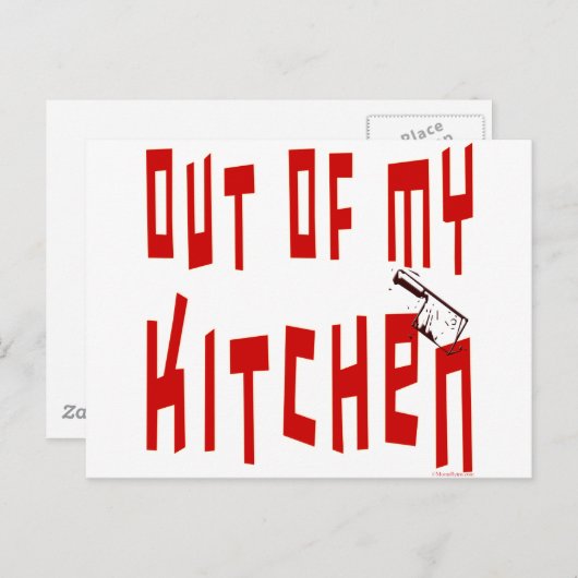 Uit mijn keukenGezegde Briefkaart (Voorkant / Achterkant)