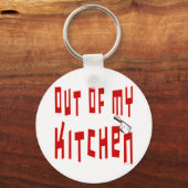 Uit mijn keukenGezegde Sleutelhanger (Voorkant)