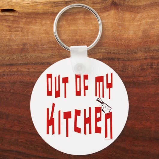Uit mijn keukenGezegde Sleutelhanger (Voorkant)