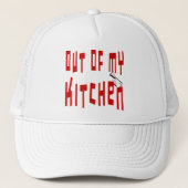 Uit mijn keukenGezegde Trucker Pet (Voorkant)