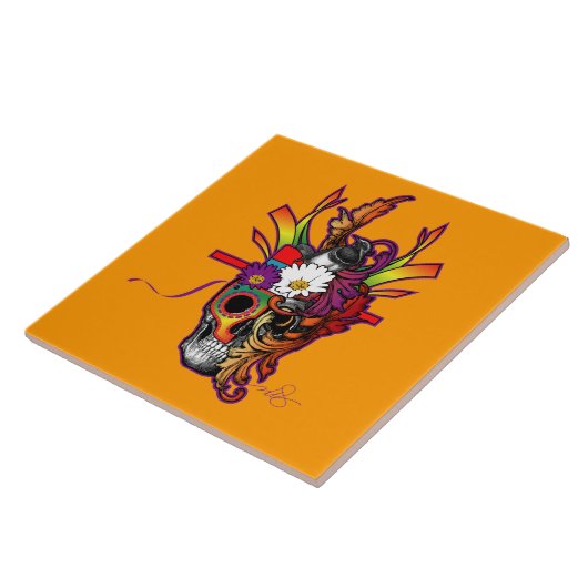 Uit mijn schedel tegeltje (Zijkant)