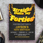 Uit mijn veertiger jaren uitnodiging