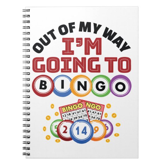 Uit mijn weg ga ik naar Bingo Notitieboek (Voorkant)