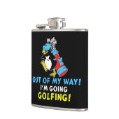 Uit mijn weg ga ik naar de Golfende Golfer Heupfles (Links)