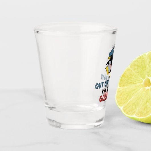 Uit mijn weg ga ik naar de Golfing Shot Glas (Links)