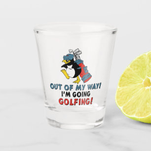 Uit mijn weg ga ik naar de Golfing Shot Glas