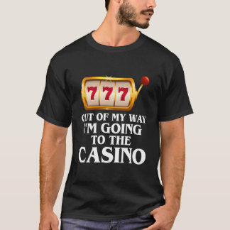 Uit mijn weg ga ik naar het casino Las Vegas GA T-shirt