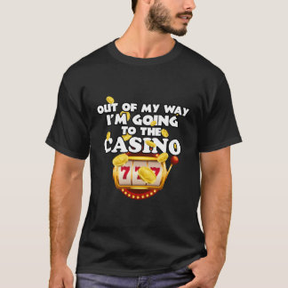 Uit mijn weg ga ik naar het casino Las Vegas GA T-shirt