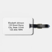 Uit mijn weg naar Casino Bagagelabel (Achterkant horizontaal)